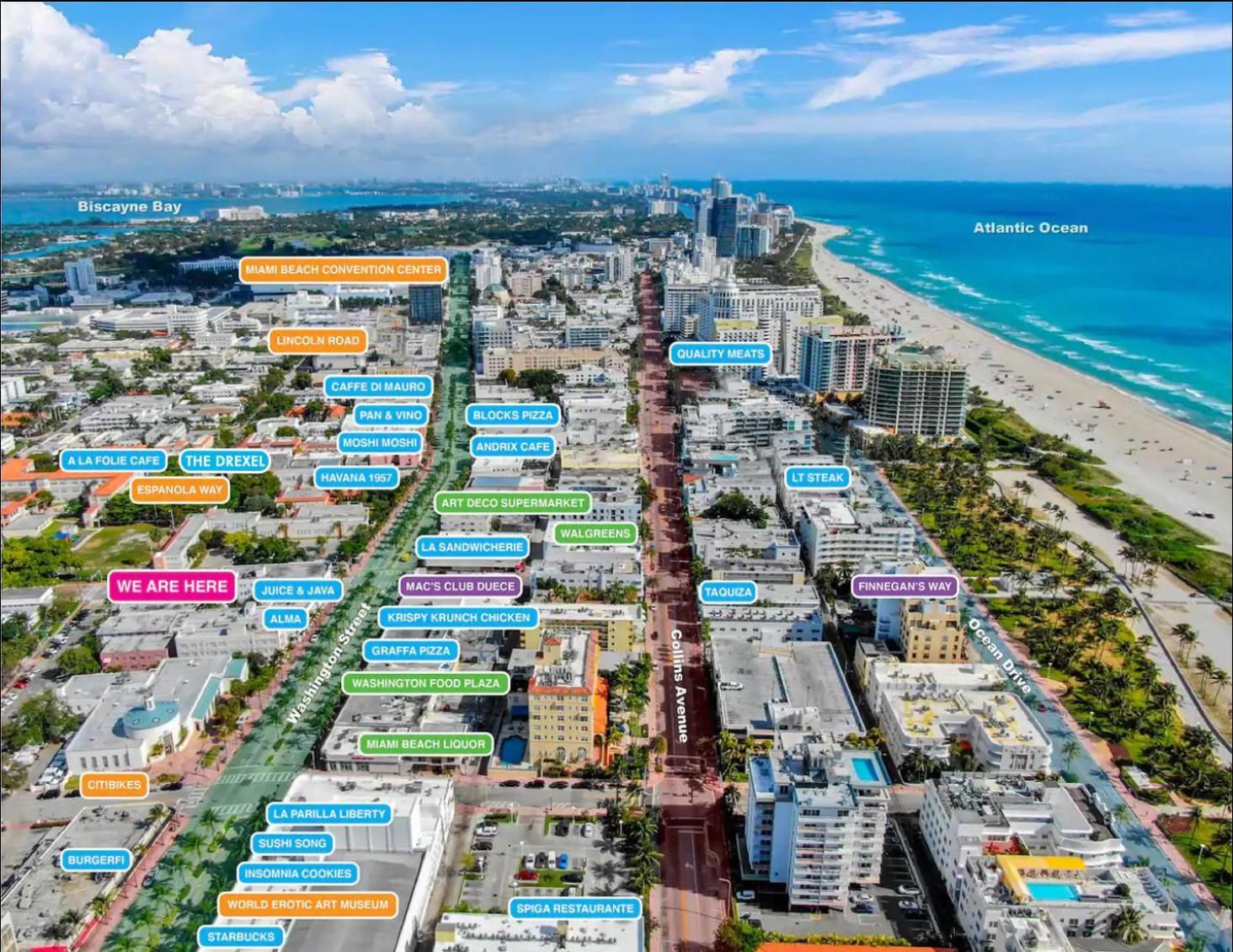 2 Bedroom Apartment 3 Minute Walk To South Beach & Ocean Drive Miami Beach Dış mekan fotoğraf